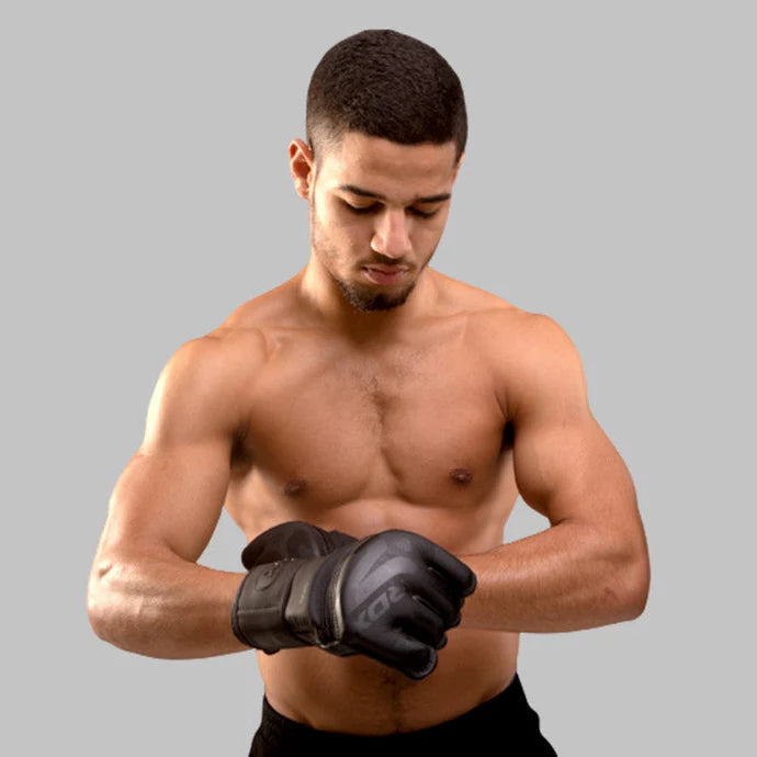 RDX F15 Noir MMA Trainingshandschuhe - Schwarz