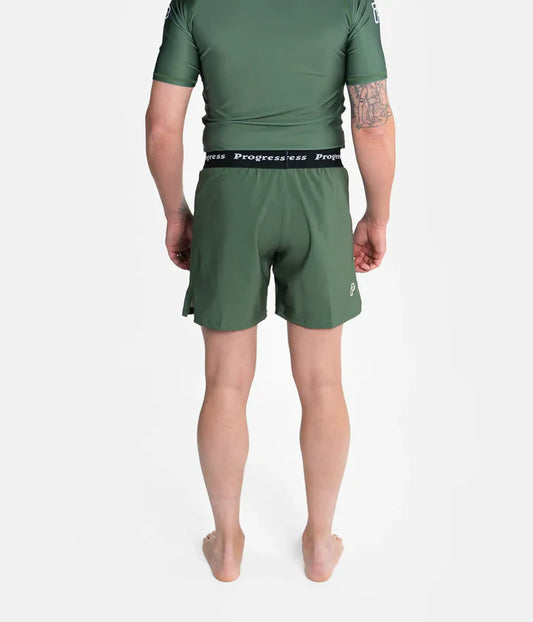 Progress Academy Board Shorts - Khaki - FIGHTWEAR