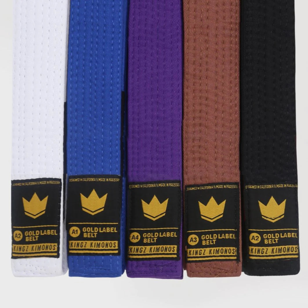 KINGZ Gold Label V2 Jiu Jitsu Gürtel