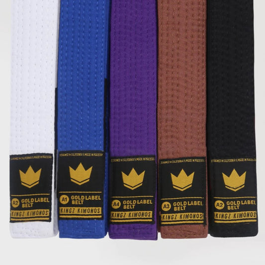 KINGZ Gold Label V2 Jiu Jitsu Gürtel - FIGHTWEAR