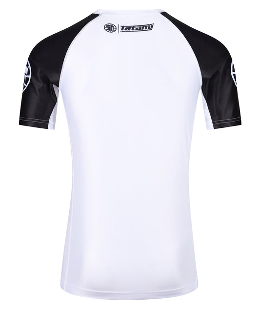 IBJJF Ranked Rash Guard - Weiss - FIGHTWEAR