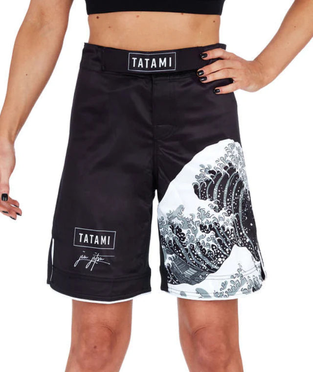Tatami Ladies Kanagawa Shorts - Schwarz - FIGHTWEAR