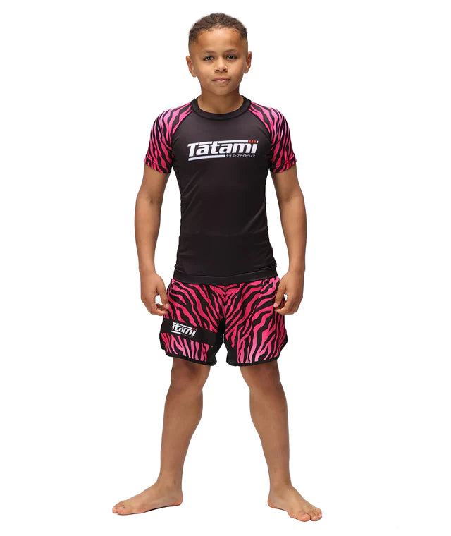 Tatami Kids Recharge Rash Guard – Pink - FIGHTWEAR