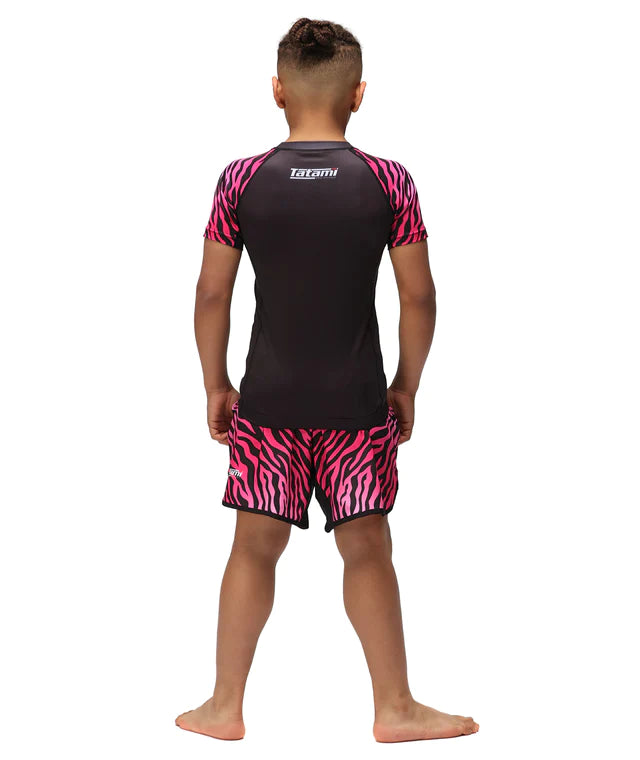 Tatami Kids Recharge Rash Guard – Pink - FIGHTWEAR