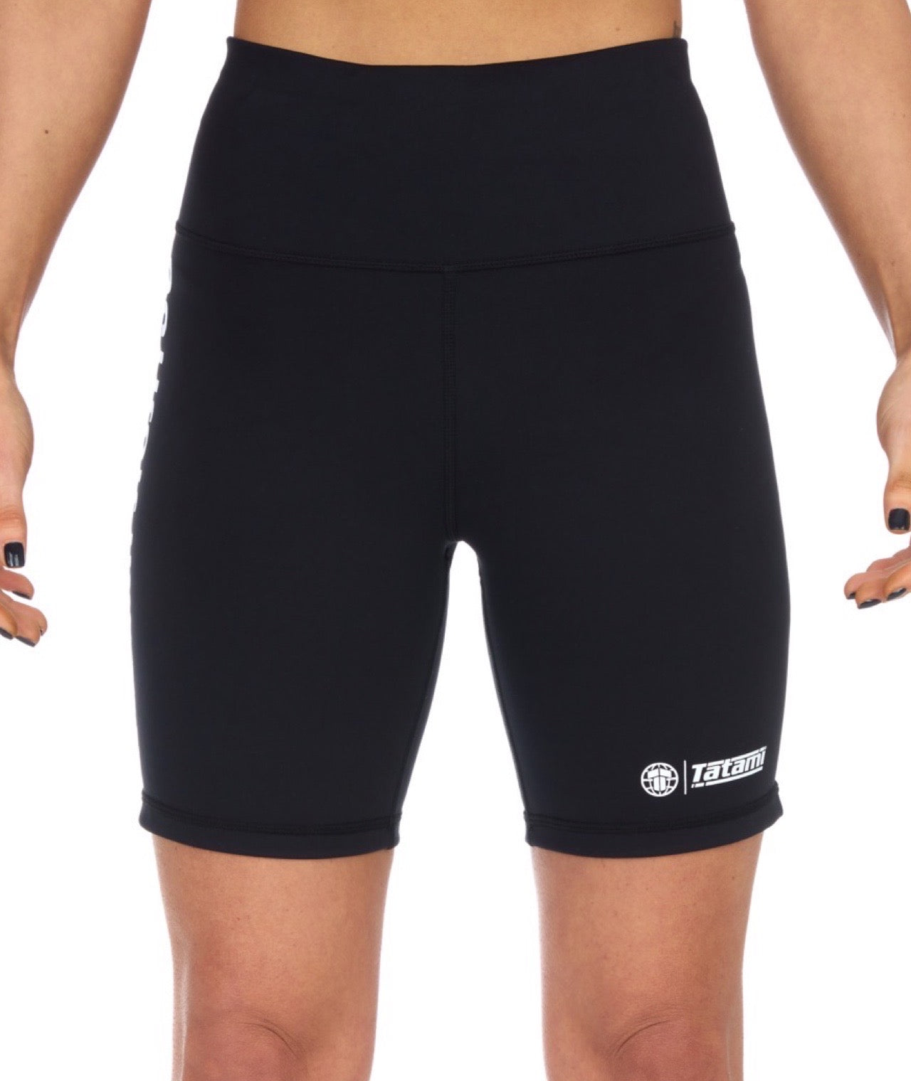 Tatami Ladies Impact Longline Shorts - Schwarz - FIGHTWEAR
