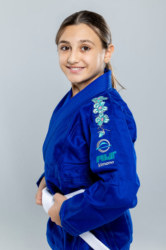 FUJI Blossom Kids Jiu Jitsu Gi - Blau