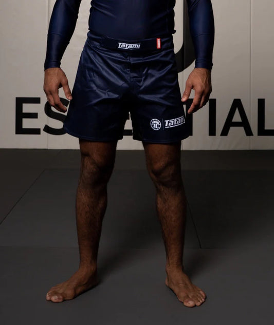 Tatami Impact Mid Cut Grappling Shorts - Navy - FIGHTWEAR