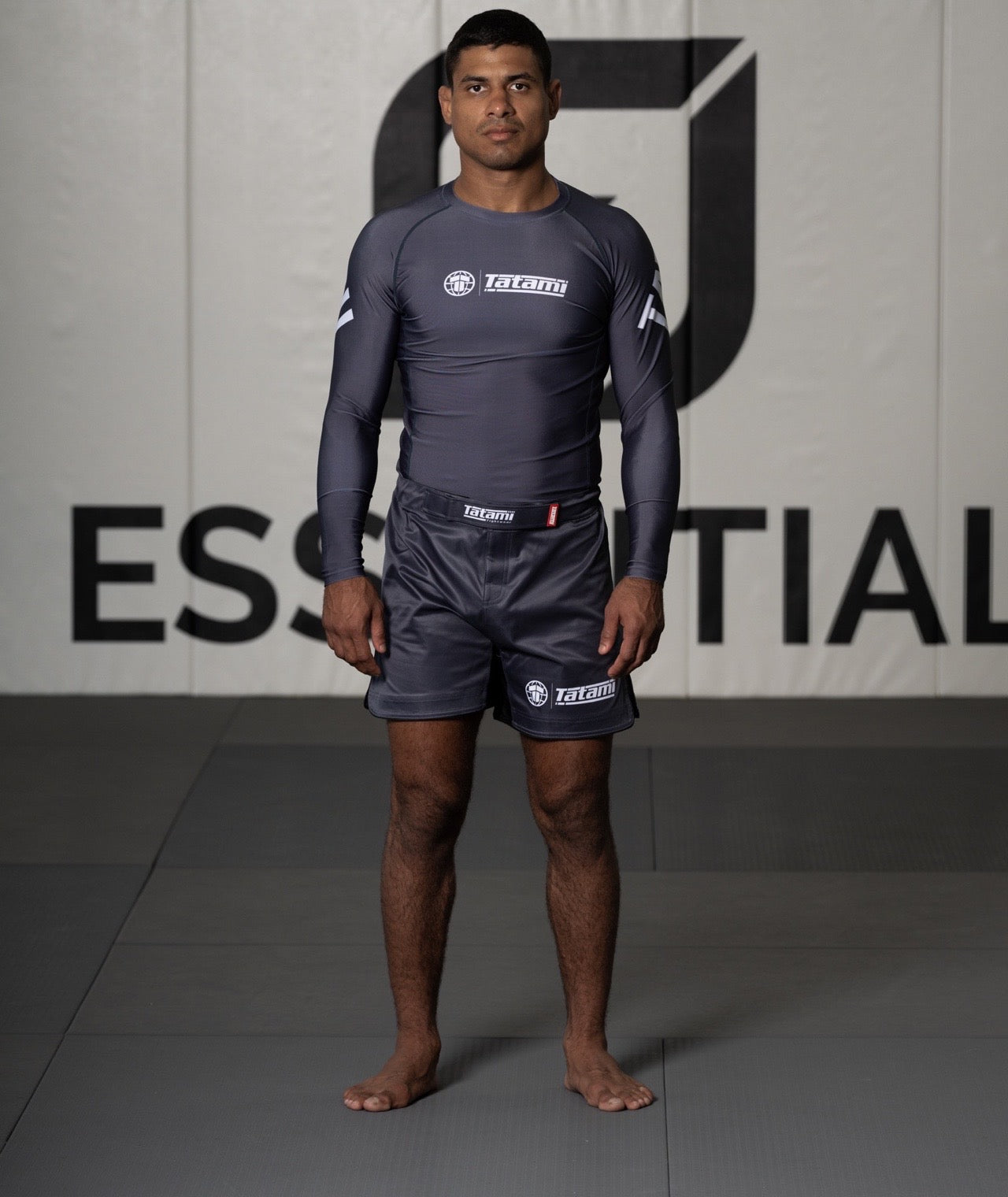 Tatami Impact Mid Cut Grappling Shorts - Grau - FIGHTWEAR
