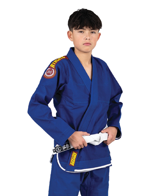 Scramble BJJ GI Kids Athlite V6 - Blau