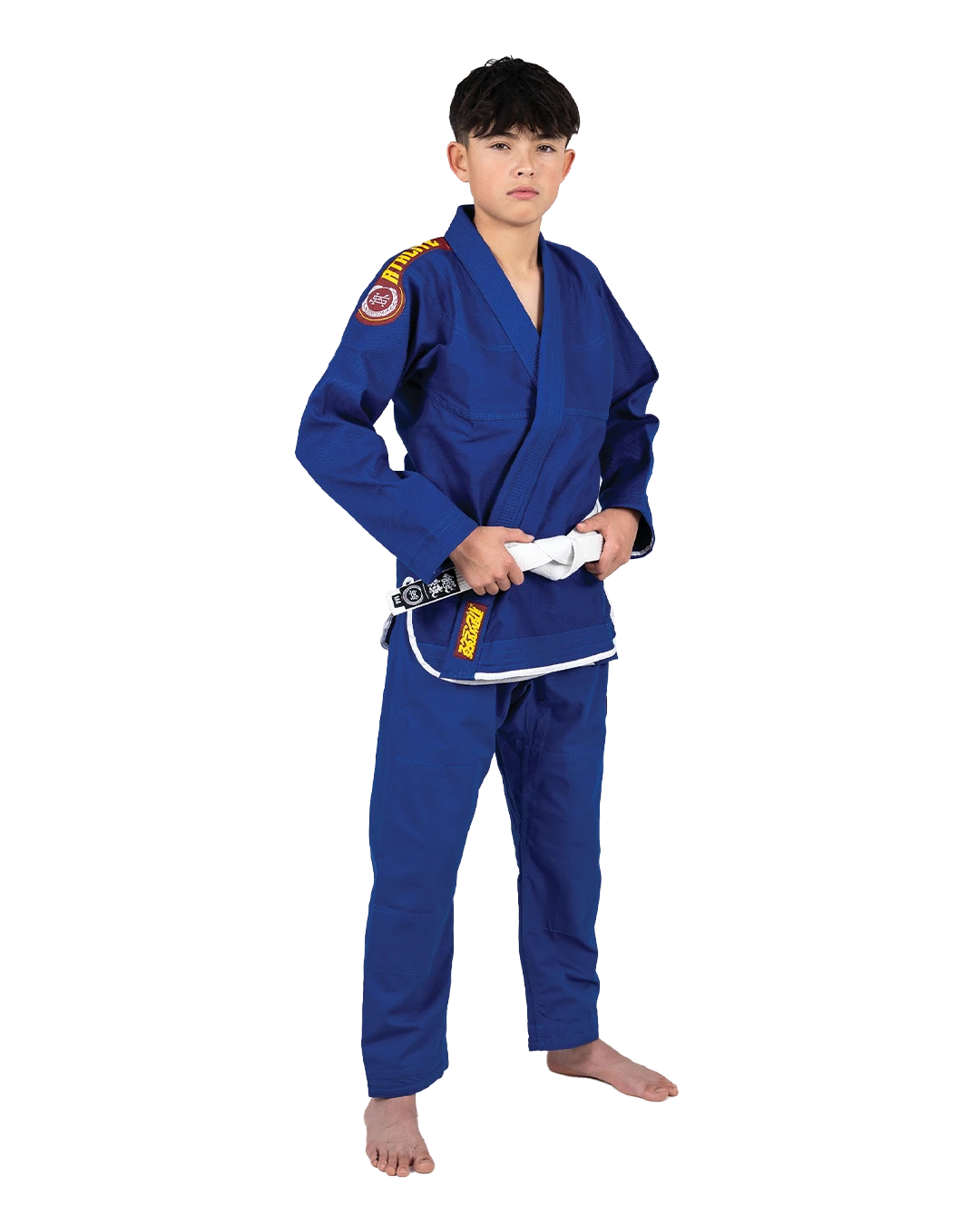 Scramble BJJ GI Kids Athlite V6 - Blau