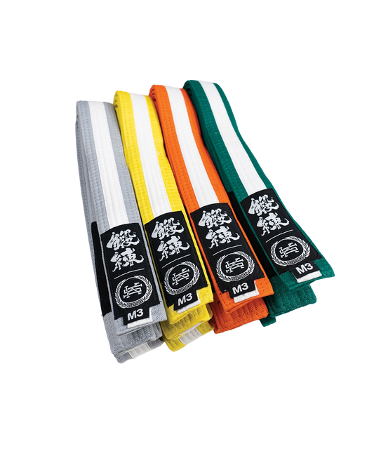 Scramble IBJJF Ranked Kids Gürtel mit weissem Streifen