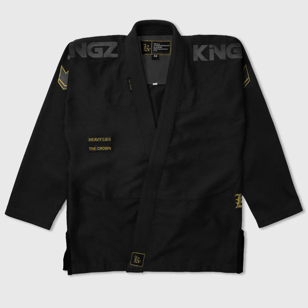 Kingz Comp 450 V6 Jiu Jitsu Gi - Schwarz - FIGHTWEAR