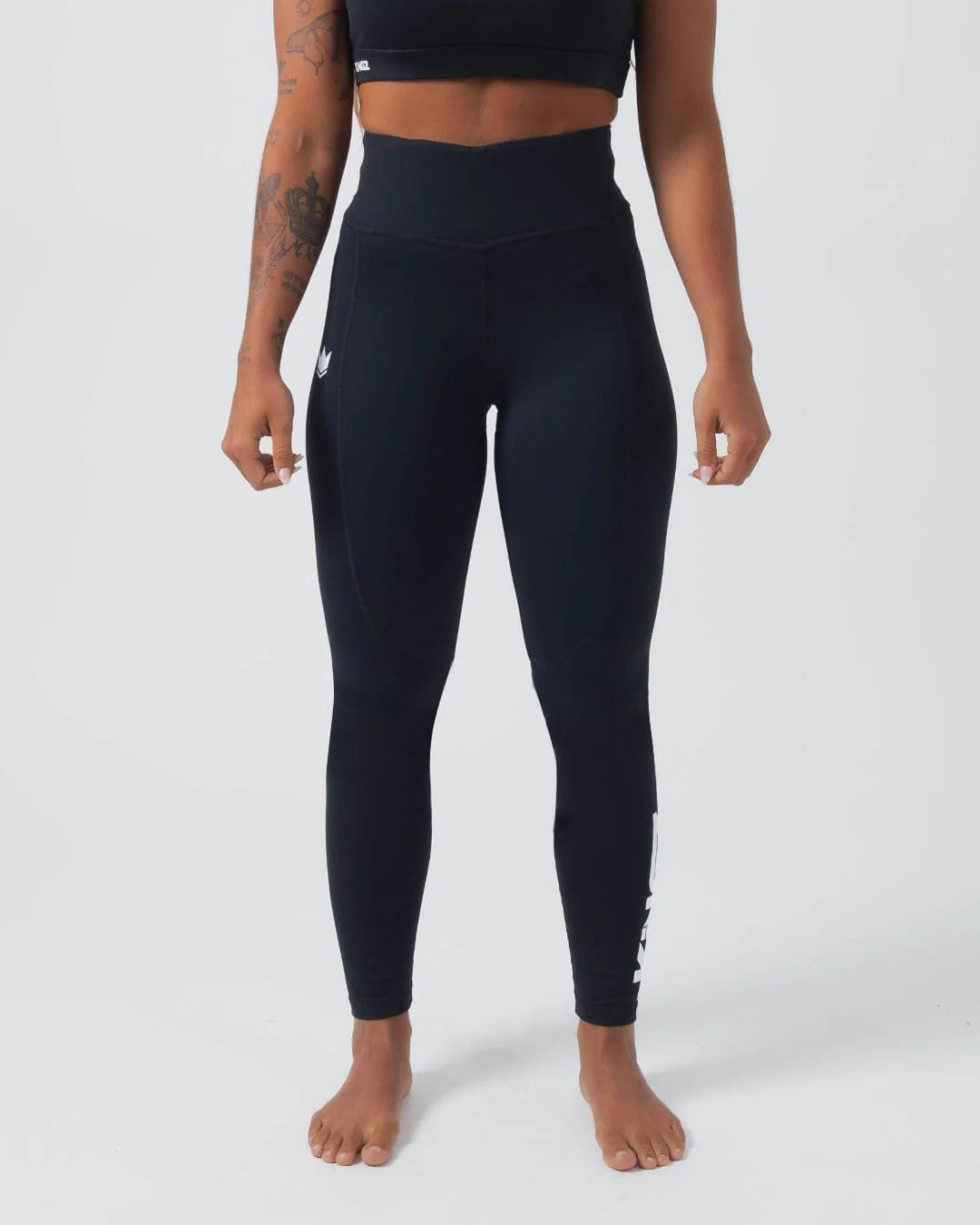 KINGZ Kore Women's Grappling Spats - Schwarz - FIGHTWEAR