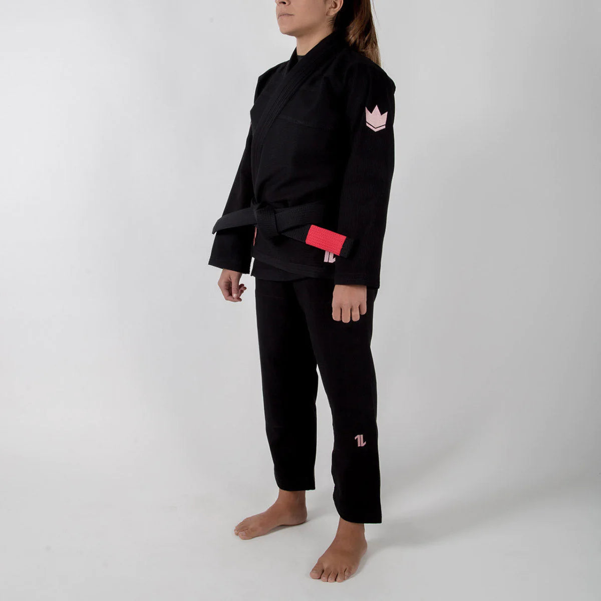 Kingz The ONE Womens Jiu Jitsu Gi - Schwarz/Rosa Gold - FIGHTWEAR