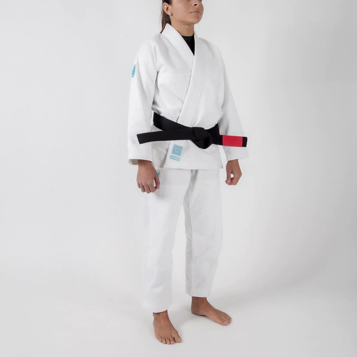 Kingz The ONE Womens Jiu Jitsu Gi - Weiss/Himmelblau - FIGHTWEAR
