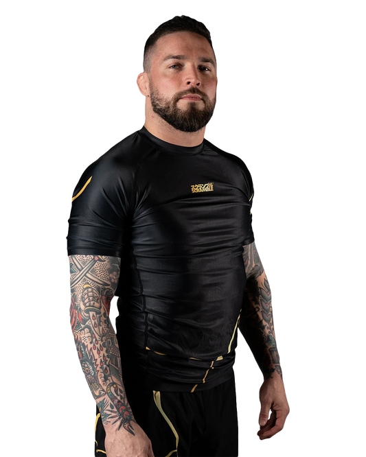 Scramble Kintsugi Grappling Rashguard - Schwarz