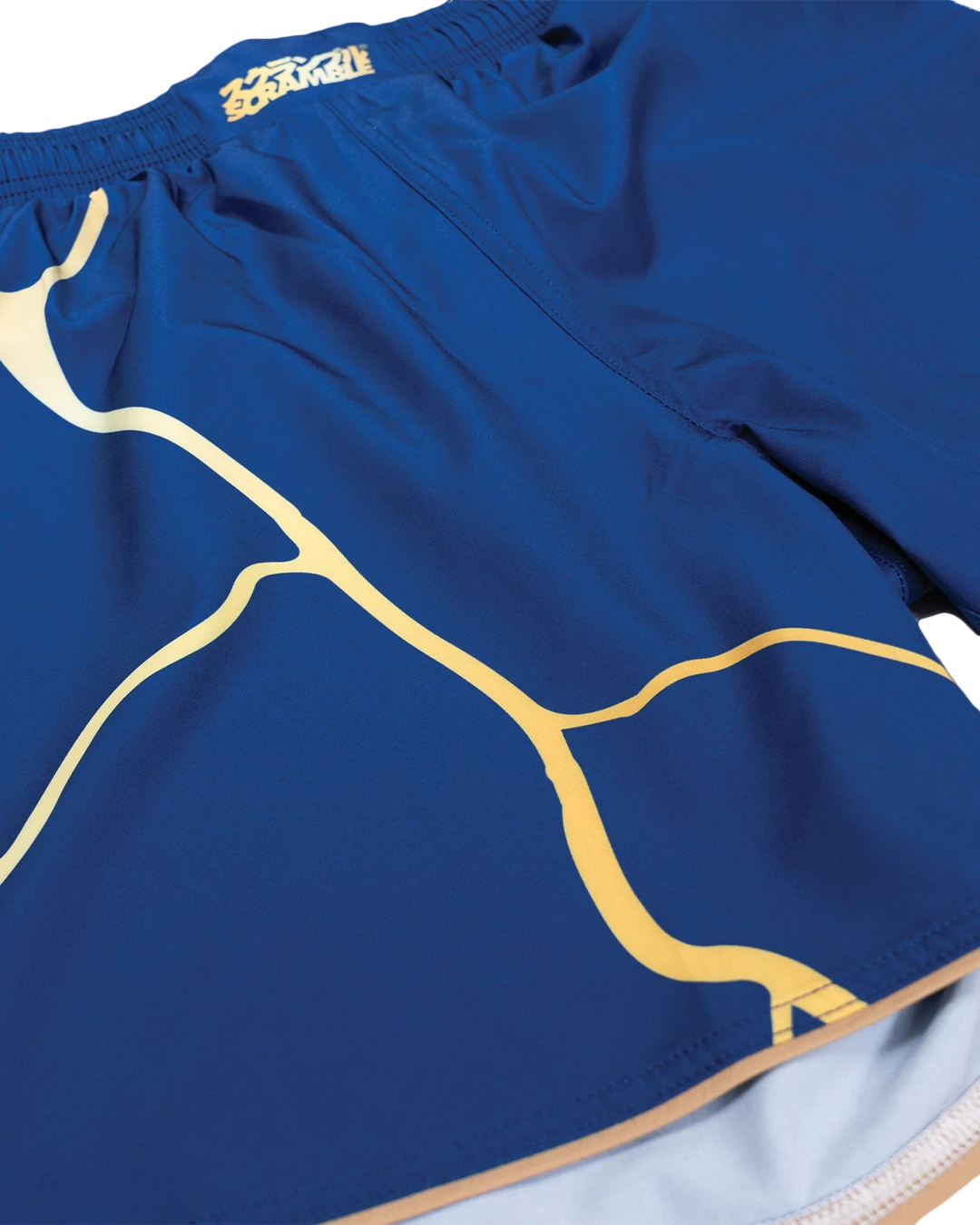 Scramble Kintsugi Grappling Fight Shorts - Blau