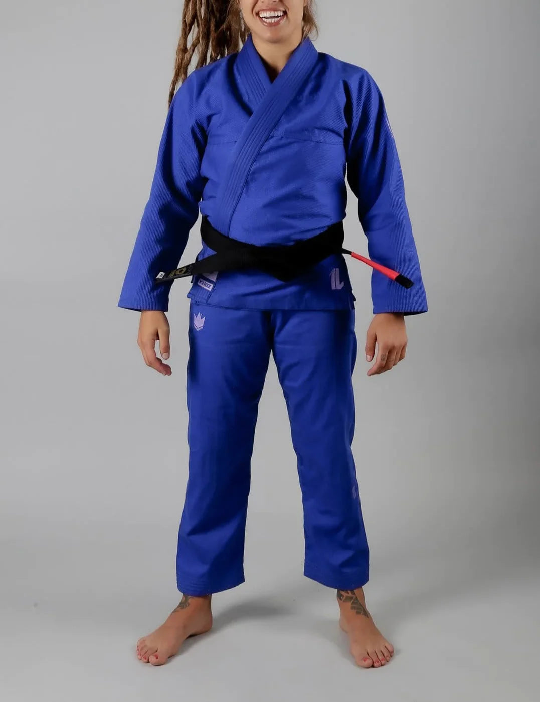 Kingz The ONE Womens Jiu Jitsu Gi - Blau/Lavendel - FIGHTWEAR