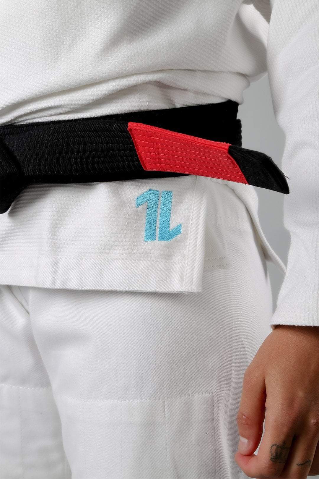 Kingz The ONE Womens Jiu Jitsu Gi - Weiss/Himmelblau - FIGHTWEAR