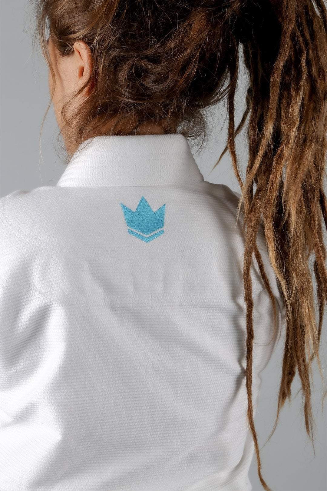 Kingz The ONE Womens Jiu Jitsu Gi - Weiss/Himmelblau - FIGHTWEAR