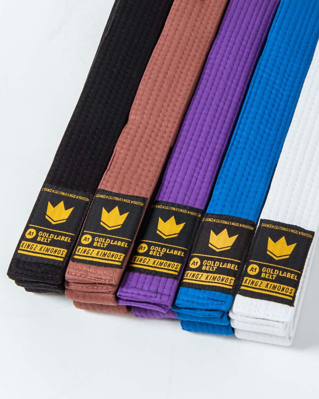 KINGZ Gold Label V2 Jiu Jitsu Gürtel - FIGHTWEAR