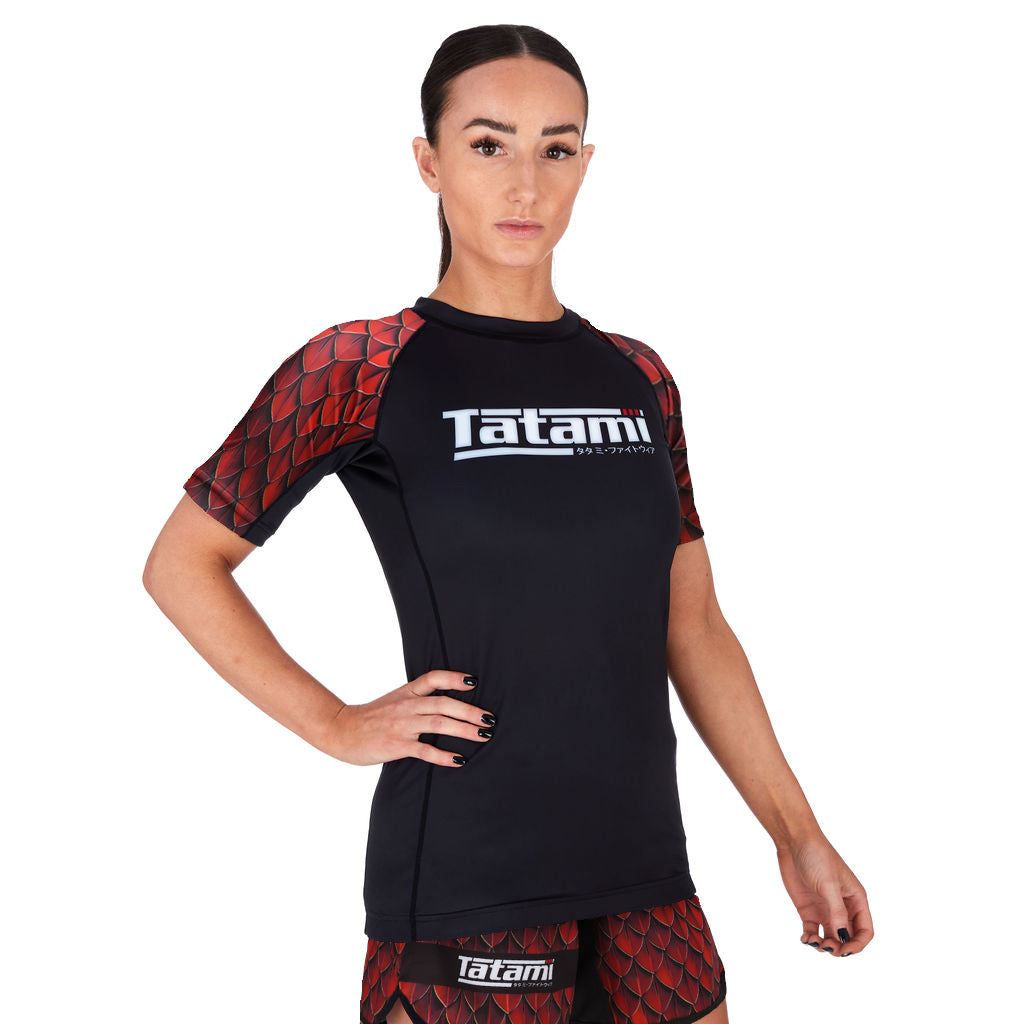 Tatami Ladies Recharge Rash Guard - Dragon - FIGHTWEAR