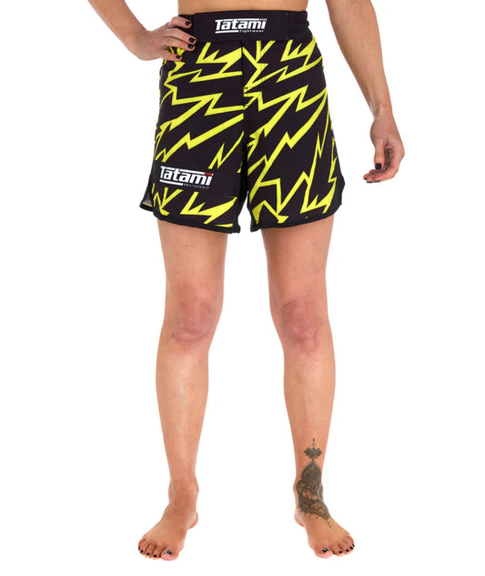 Ladies Recharge Grappling Shorts - Bolt