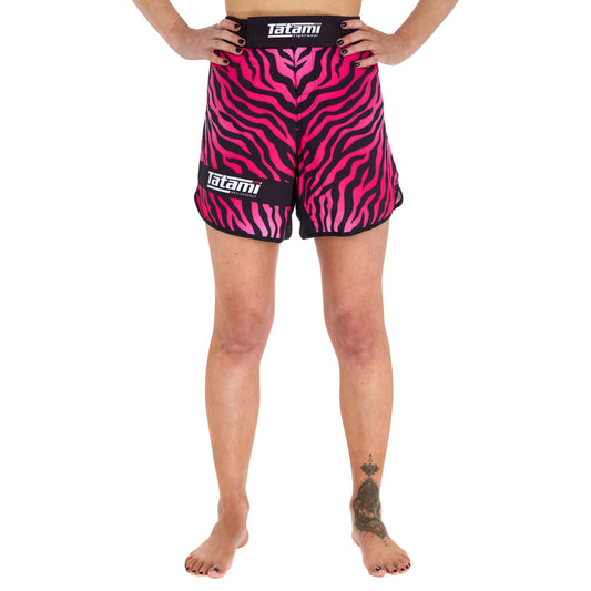 Tatami Ladies Recharge Grappling Shorts - Pink - FIGHTWEAR