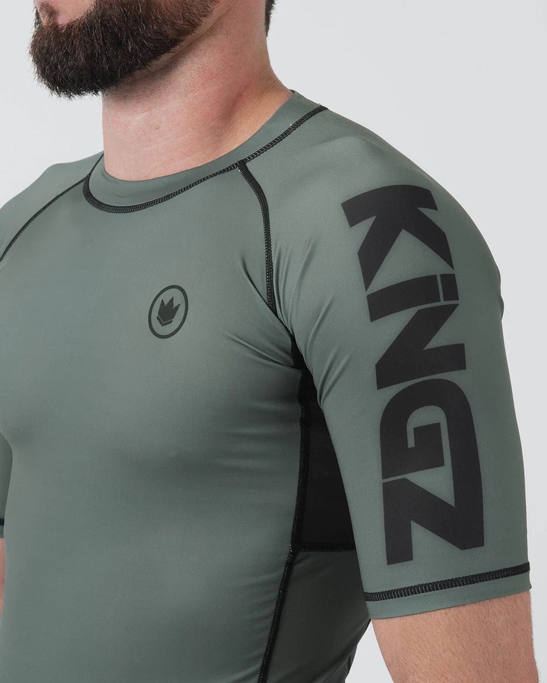 Rashguard à manches courtes Kingz Kore V2 - Vert