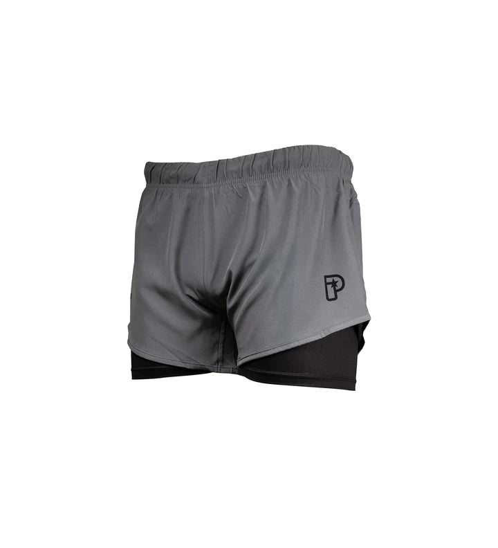 Short hybride Progress Academy + gris pour femme