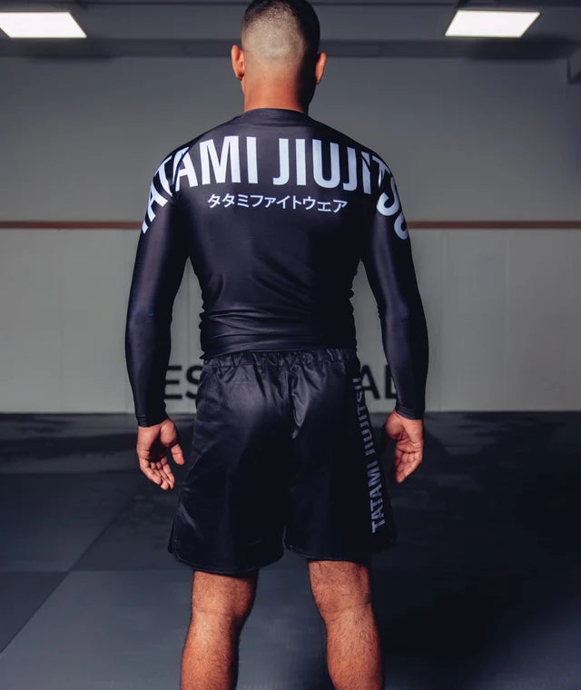 Rashguard à manches longues Tatami Impact - Noir