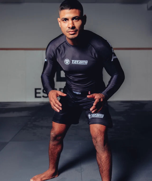 Rashguard à manches longues Tatami Impact - Noir