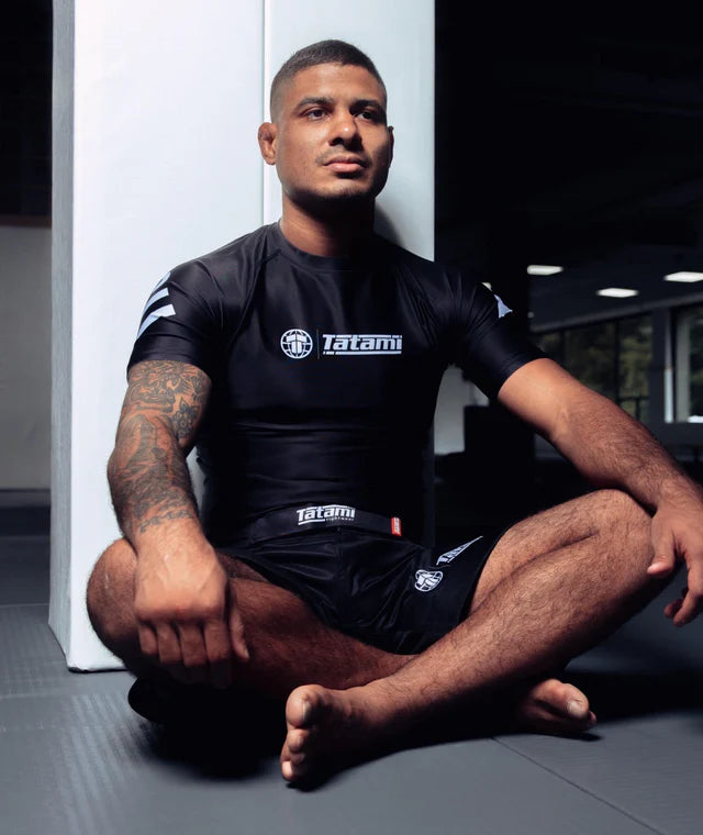 Rashguard à manches courtes Tatami Impact - Noir