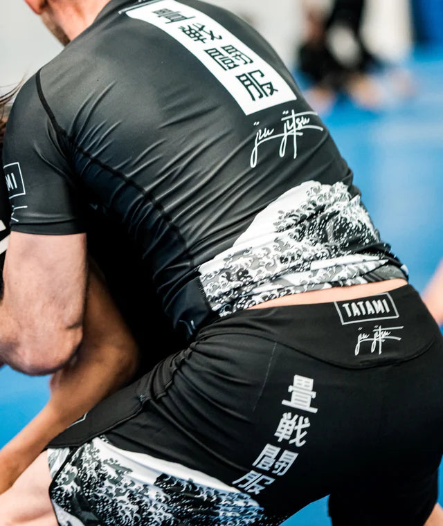 Tatami Kanagawa Shorts - Schwarz - FIGHTWEAR