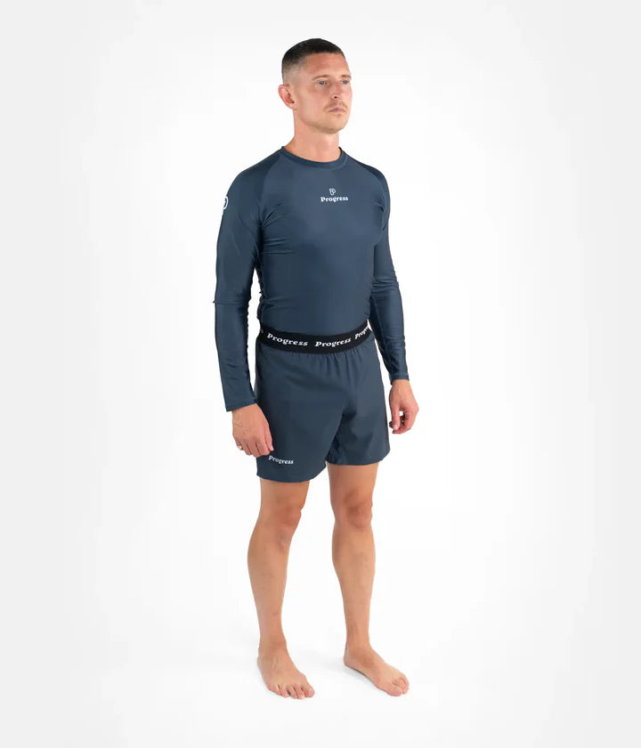 Progress Academy Board Shorts - Petroleum - FIGHTWEAR