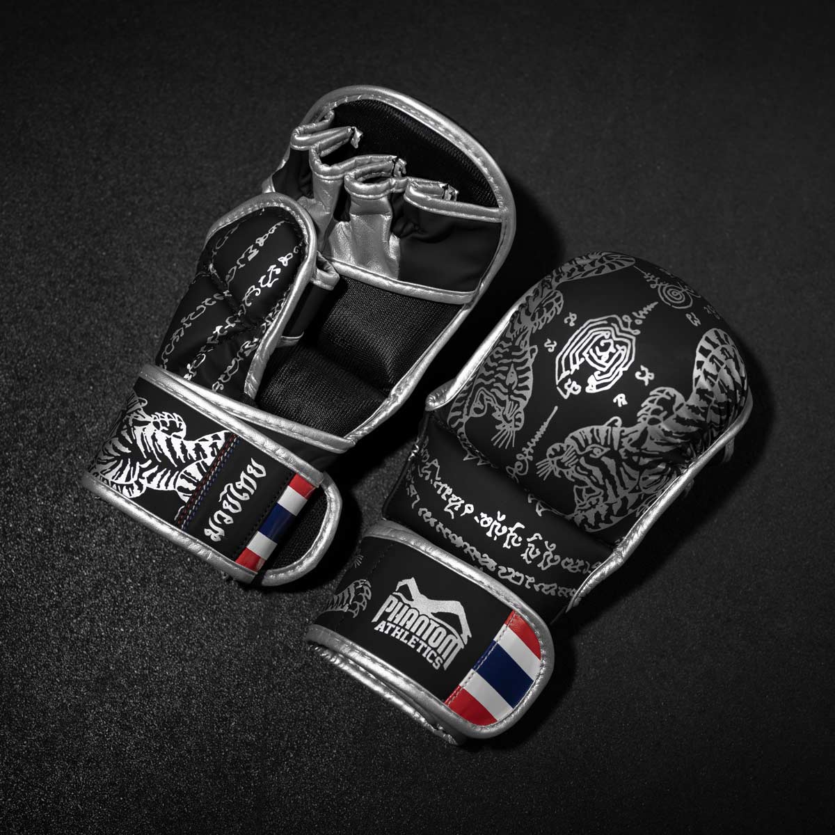 Phantom Athletics Sparring Handschuhe Muay Thai - Limited Silver Edition