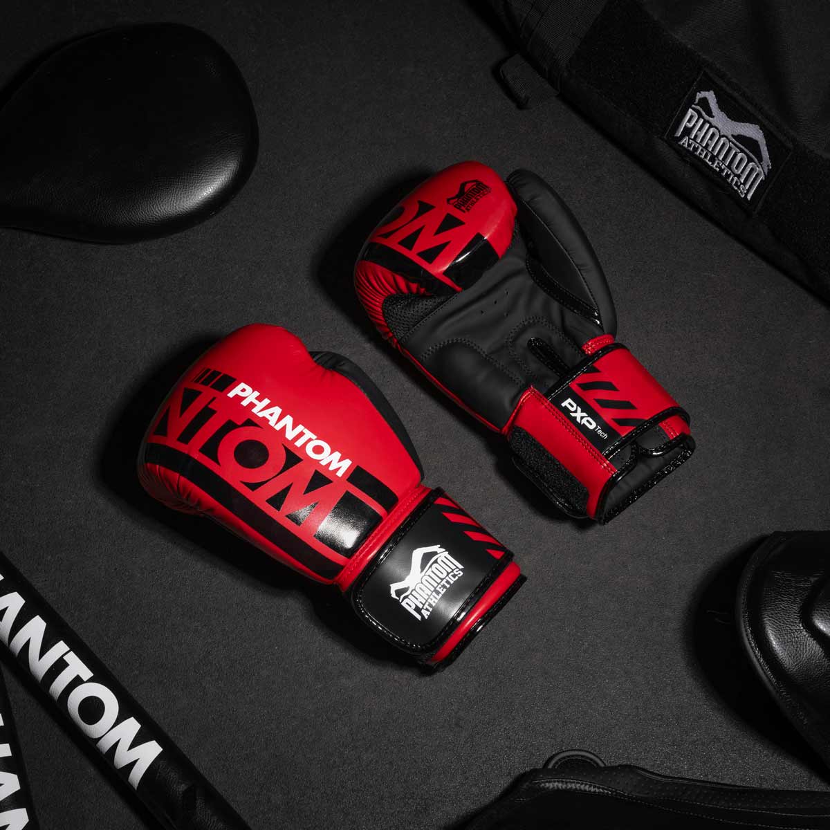 Guanti da boxe Phantom Athletics APEX - ROSSO