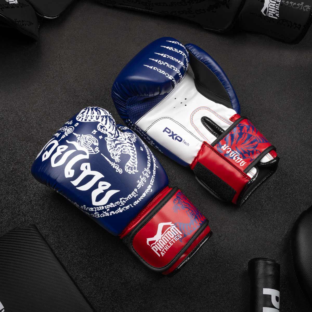 Phantom Athletics Boxhandschuhe Muay Thai - Blau