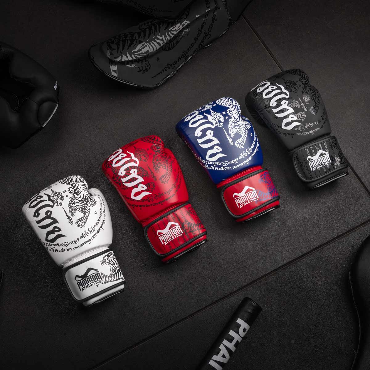 Phantom Athletics Boxhandschuhe Muay Thai - Weiss