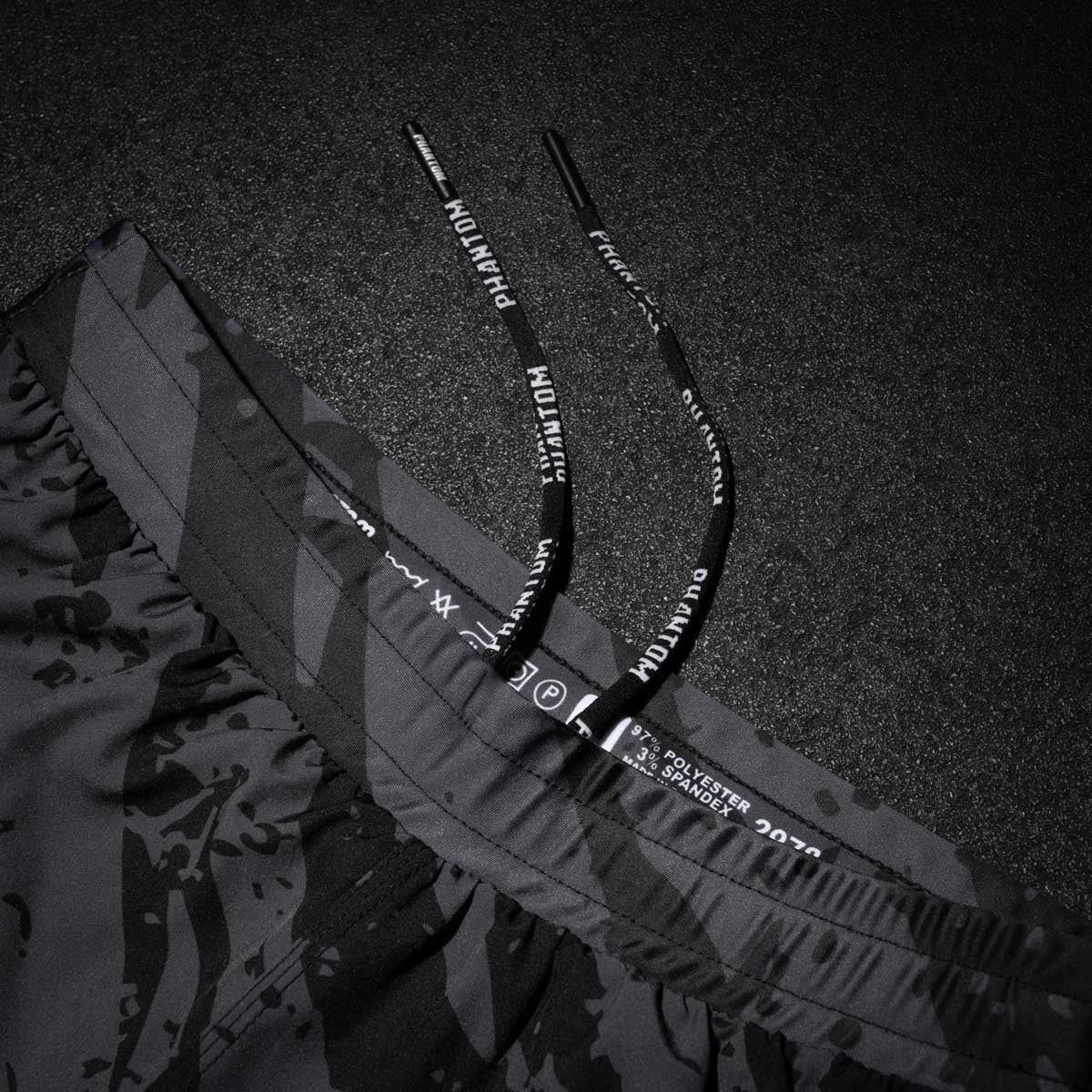 Phantom Athletics Fightshorts FUSION 2in1 Camo Tiger - Grau