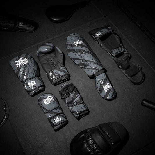 Phantom Athletics MMA Sparring Handschuhe Camo Tiger - Grau