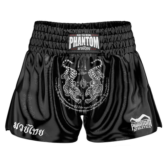 Short de Muay Thai Phantom Athletics Sak Yant - Noir