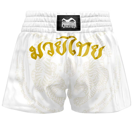 Short de Muay Thaï Phantom Athletics Sak Yant - Blanc
