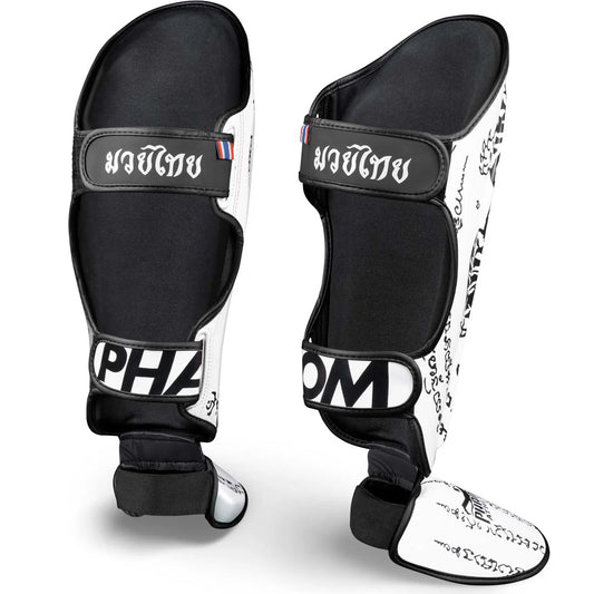Phantom Athletics Schienbeinschutz Muay Thai - Weiss