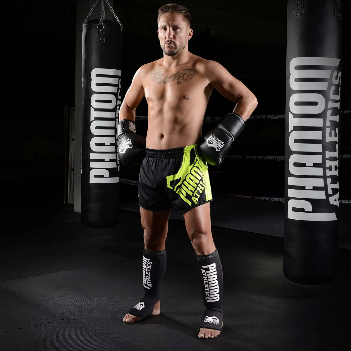 Phantom Athletics Schienbeinschutz Impact - Schwarz
