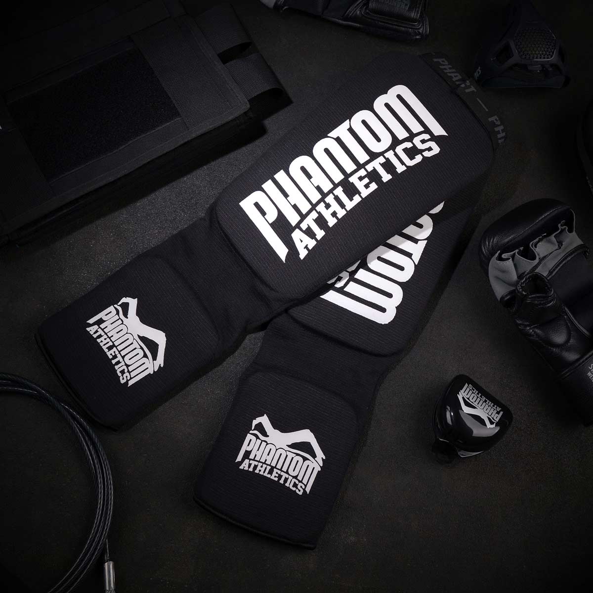 Phantom Athletics Schienbeinschutz Impact - Schwarz