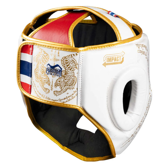 Phantom Athletics Kopfschutz Muay Thai Limited Edition - Weiss/Gold