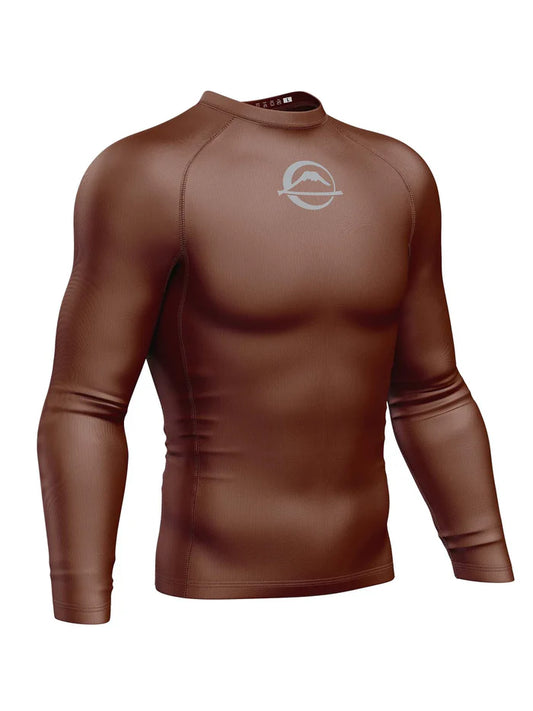 FUJI Baseline Ranked Long Sleeve Rashguard - Braun