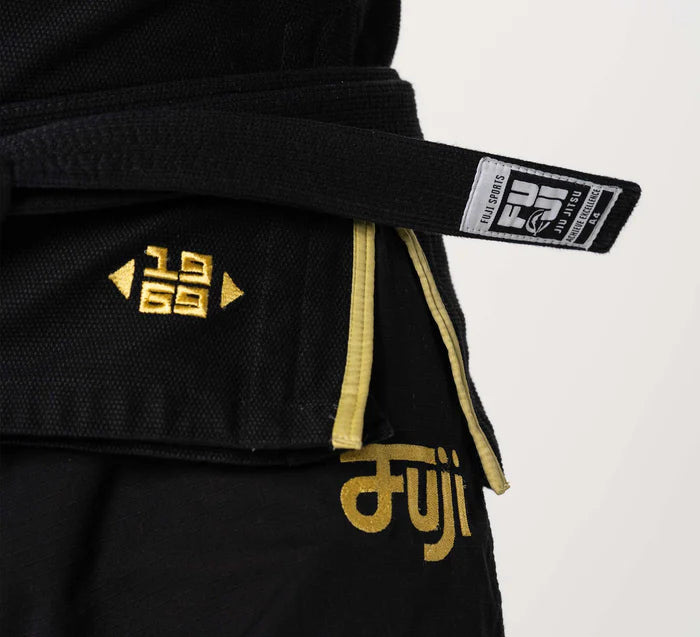 FUJI Flow-Tech BJJ Gi - Schwarz/Gold