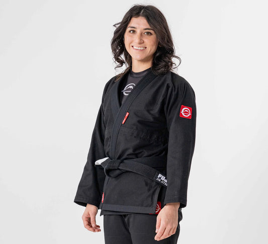FUJI Womens Ultra Lite 300 BJJ Gi - Schwarz